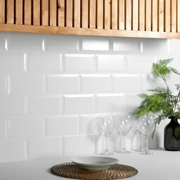 Metro Chalk Farm White Matt Tiles