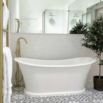Rustic Gloss White Metro Tiles