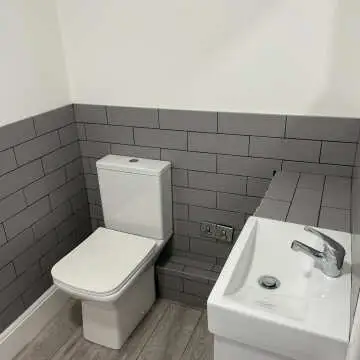Linear Grey Matt Brick Shape Wall Tiles 300x100