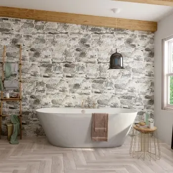 Atelier Taupe Wood Effect Anti Slip Porcelain Floor Tile