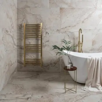 Candy White Matt Marble Effect 1200x600 Wall and Floor Tiles