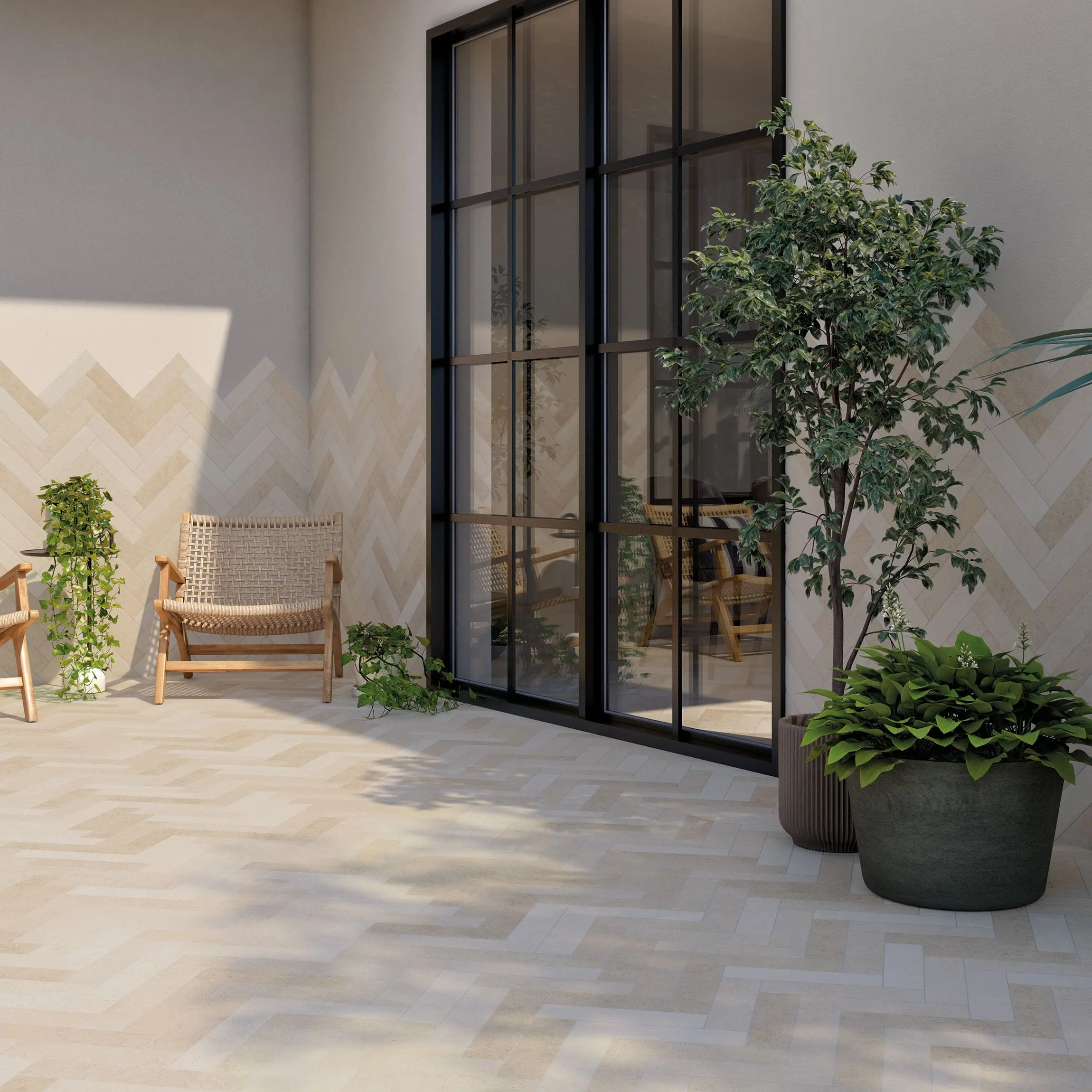 Caliza Sand Stone Effect Porcelain Wall and Floor Cladding Tile