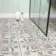 Helix Noir Black and White Matt Patterned Wall and Floor Tiles