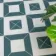 Zebra Green and White Matt Striped Patterned Wall and Floor Tiles