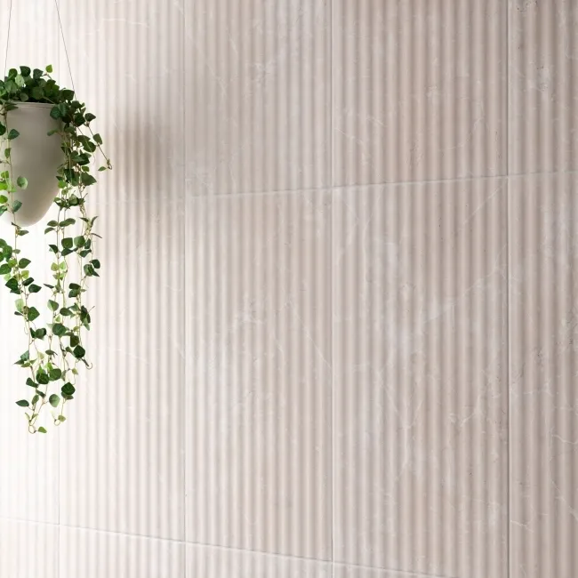 Clovelly Cream Decor Marble Effect Matt Wall Tiles