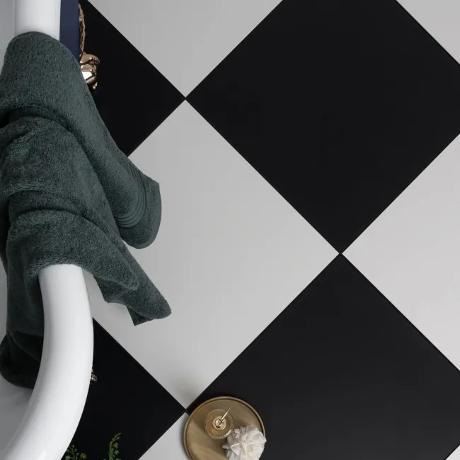 Sorbet Black Matt Plain 598x598 Wall and Floor Tiles