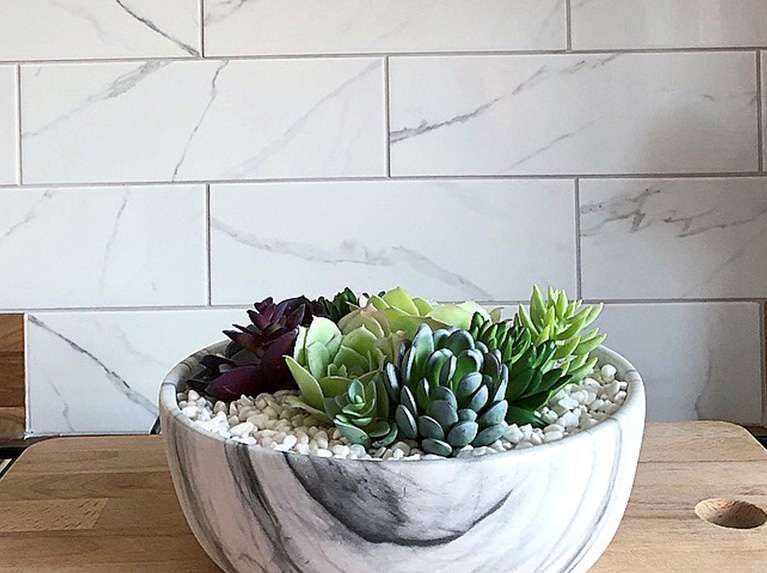 Corin’s Kitchen has the Touch of Luxury with Marble Effect Metros