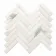 Carrara Gold Herringbone Marble Effect Mosaic Natural Tiles