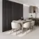 Trepanel® Chevron Noir Black Acoustic Wood Wall Panels