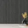 Trepanel® Chevron Noir Black Acoustic Wood Wall Panels