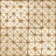 Crosshatch Sienna Orange Matt Patterned Wall and Floor Tiles