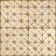 Crosshatch Sienna Orange Matt Patterned Wall and Floor Tiles