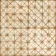 Crosshatch Sienna Orange Matt Patterned Wall and Floor Tiles