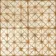 Crosshatch Sienna Orange Matt Patterned Wall and Floor Tiles