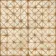 Crosshatch Sienna Orange Matt Patterned Wall and Floor Tiles