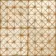 Crosshatch Sienna Orange Matt Patterned Wall and Floor Tiles