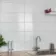 Crystal White Gloss Flat 250x200 Ceramic Wall Tiles