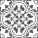 Ledbury Charcoal Black Pattern Wall and Floor Tiles