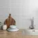 Linear Light Grey Matt Brick Tiles