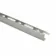 10mm Aluminium Square Edge 2.5m Brushed Effect Trim