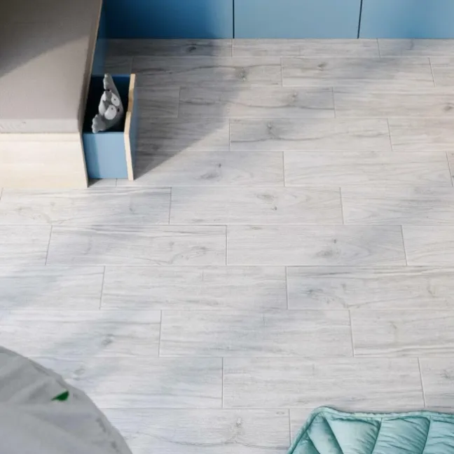 Friston White Oak Wood Effect Porcelain Floor Tiles