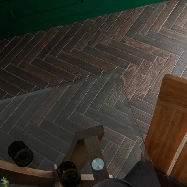 Bonsai Umber Wood Effect Porcelain Floor Tiles