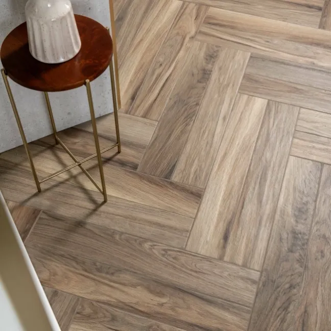 Bosco Castagno Wood Effect Porcelain Floor Tiles