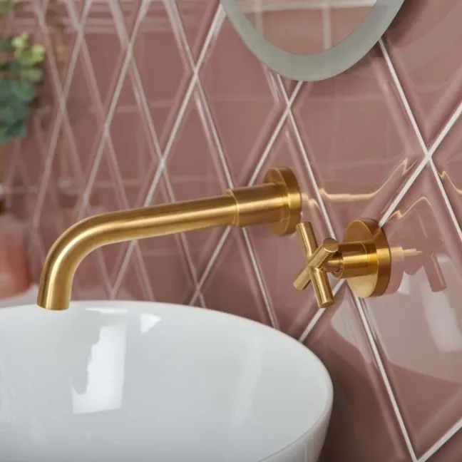 Capsule® Taupe Gloss Bevelled 150x150 Wall Tiles