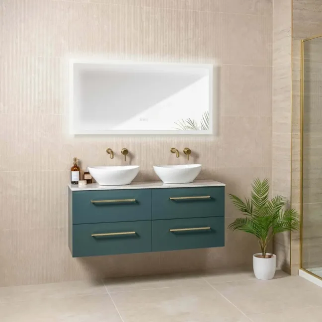 Vesta Beige Fluted Matt Travertine Effect Wall Tiles