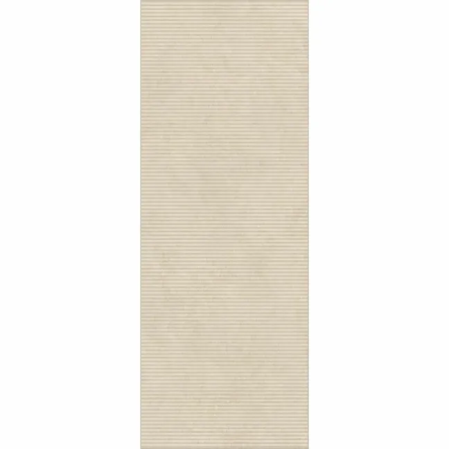 Vesta Beige Fluted Matt Travertine Effect Wall Tiles
