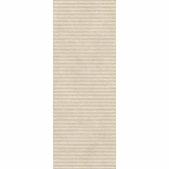 Vesta Beige Fluted Matt Travertine Effect Wall Tiles