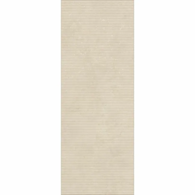 Vesta Beige Fluted Matt Travertine Effect Wall Tiles