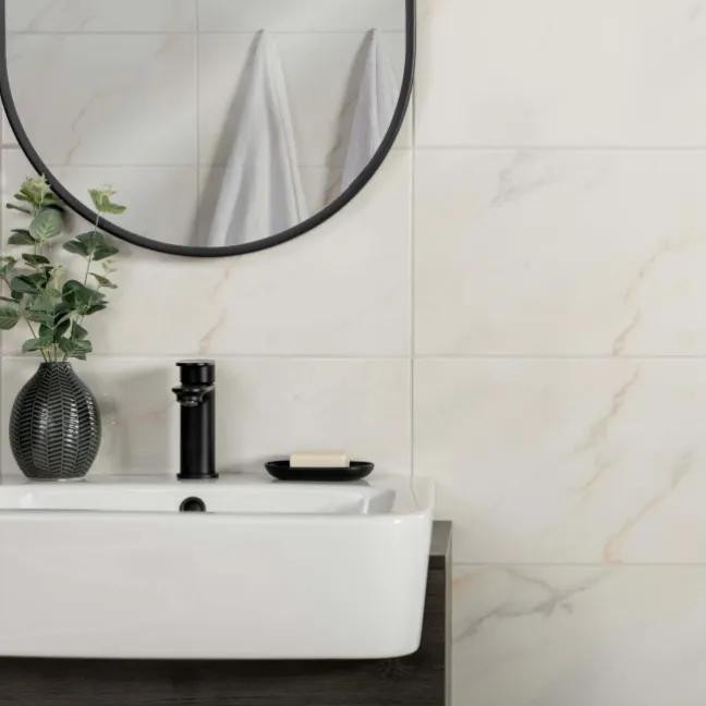 Alpine Blanco Marble Effect 50x25