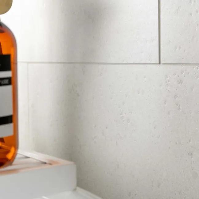 Dover White Matt Stone Effect Wall Tiles