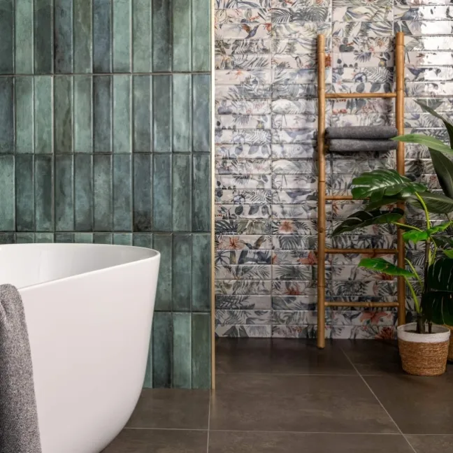Lazio Multicolour Gloss Patterned Wall Tiles