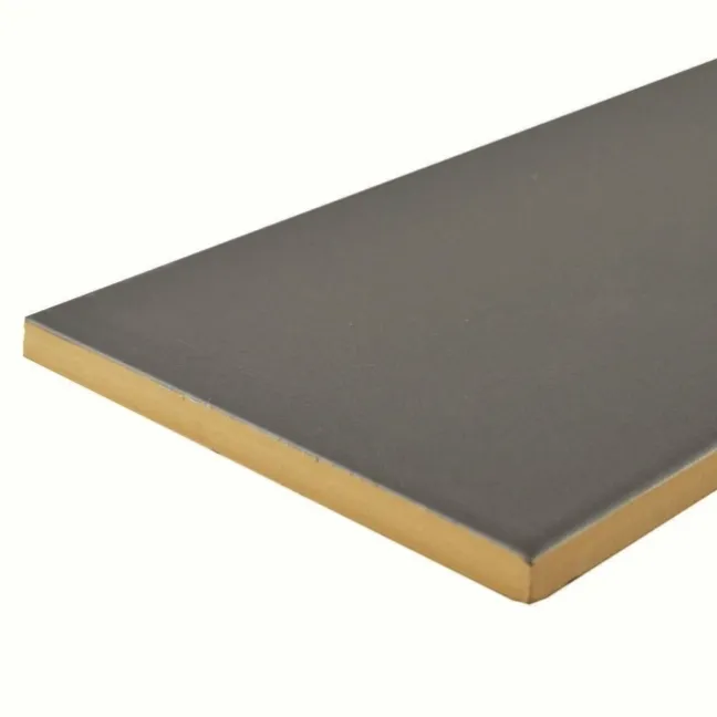 Linear Dark Grey Matt Brick Ceramic Wall Tiles