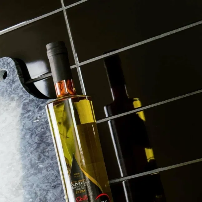 Linear Gloss Black Brick Tiles