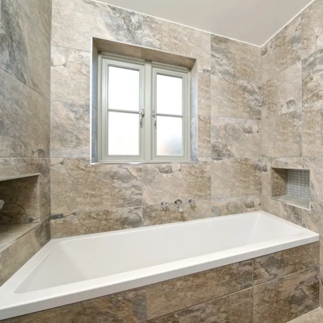 Lockstone Brown Matt Slate Effect Wall And Floor Tiles