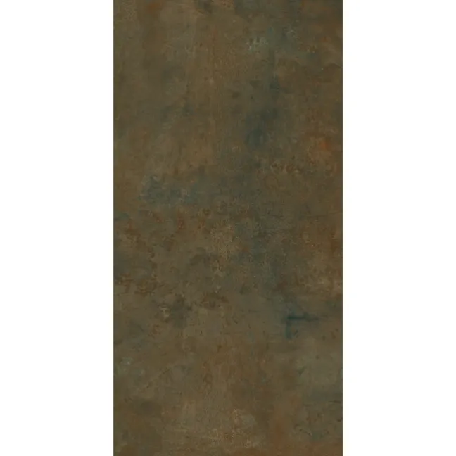 Foil Rust Brown Large Metallic Stone Effect 1200x600 Tiles