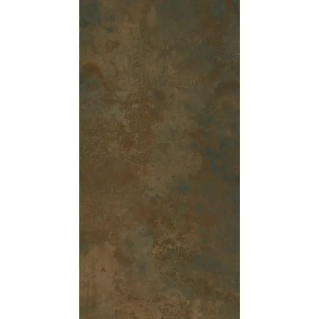 Foil Rust Brown Large Metallic Stone Effect 1200x600 Tiles