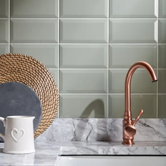 Greenwich Ceramic Gloss Green Metro Tiles