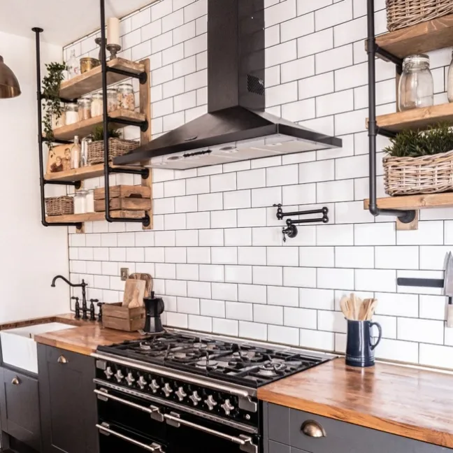Whitechapel Gloss White Ceramic Metro Tiles