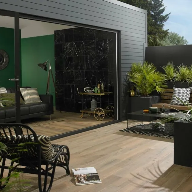 Muniellos Honey Oak Anti-Slip Wood Effect Porcelain Floor Tiles