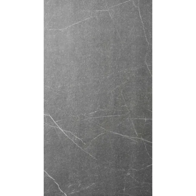 Chalkstone Ash Grey Matt Stone Effect Wall And Floor Tiles