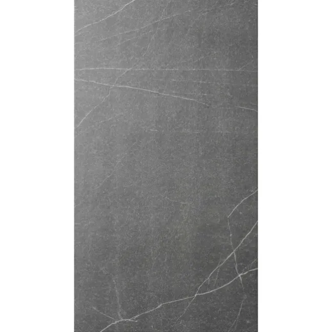 Chalkstone Ash Grey Matt Stone Effect Wall And Floor Tiles