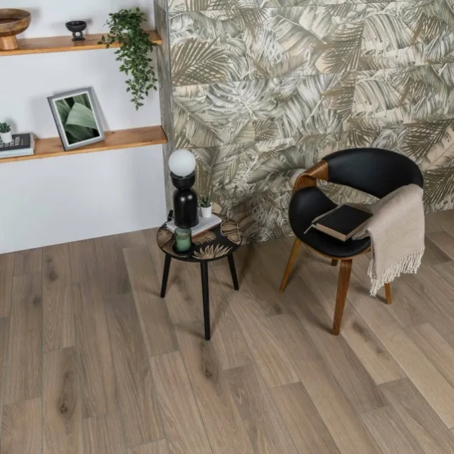 Nature's Way Botanical Green Matt Pattern Wall Tiles