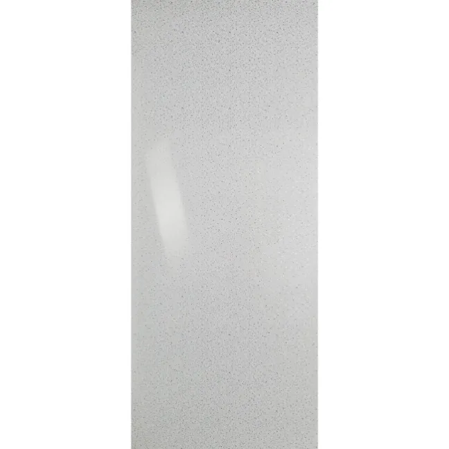 Trepanel Aqua® White Sparkle Quartz Effect PVC Shower Wall Panel