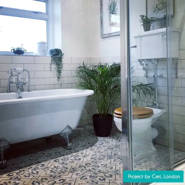 Rhian Blanco White Ceramic White Matt Brick Wall Tiles