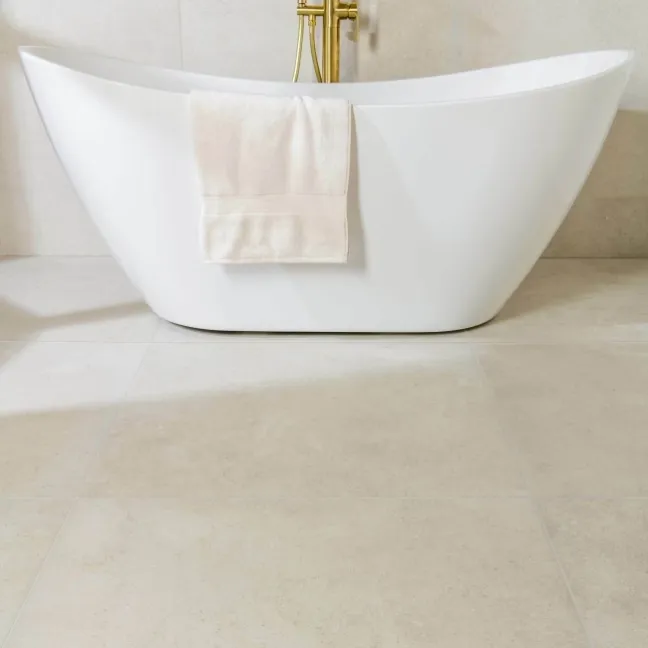 Gravity Beige Matt Travertine Effect Wall and Floor Tiles 800x800