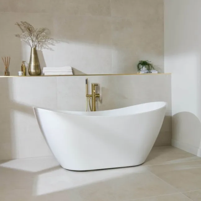 Gravity Beige Matt Travertine Effect Wall and Floor Tiles 800x800